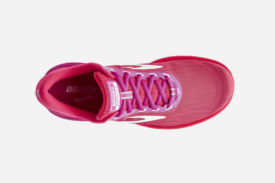 Brooks Running Shoes - Pureflow 7 Road Womens - Pink/White - SIP-819532